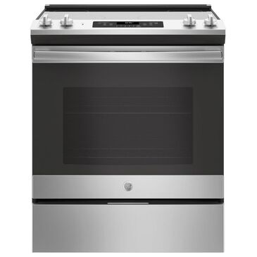 GE Appliances 30" Slide-In Electric Range in Stainless Steel, , large