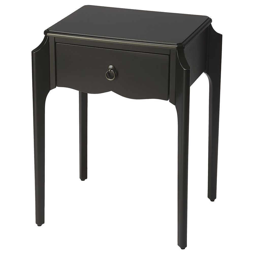 Butler Wilshire 1 Drawer Nightstand in Black, , large