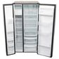 GE Appliances 23 Cu. Ft. Side by Side Refrigerator with External Dispenser in Fingerprint Resistant Stainless Steel, , large