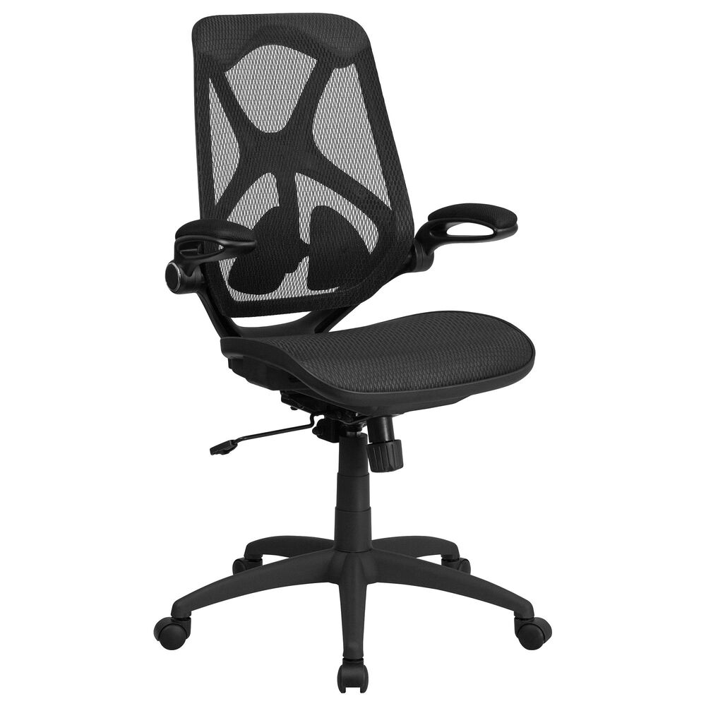 Flash Furniture Executive Swivel Chair in Black, , large