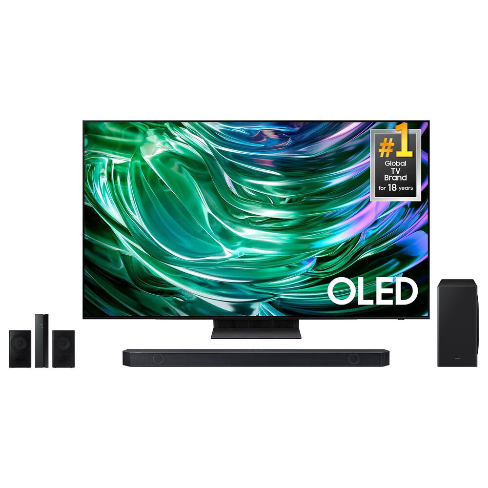 Samsung 83" 4K OLED w/Soundbar Sys, , large