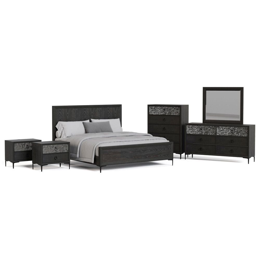 Furniture of America Bashford 6-Piece Queen Bedroom Set in Espresso, , large