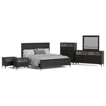 Furniture of America Bashford 6-Piece Queen Bedroom Set in Espresso, , large