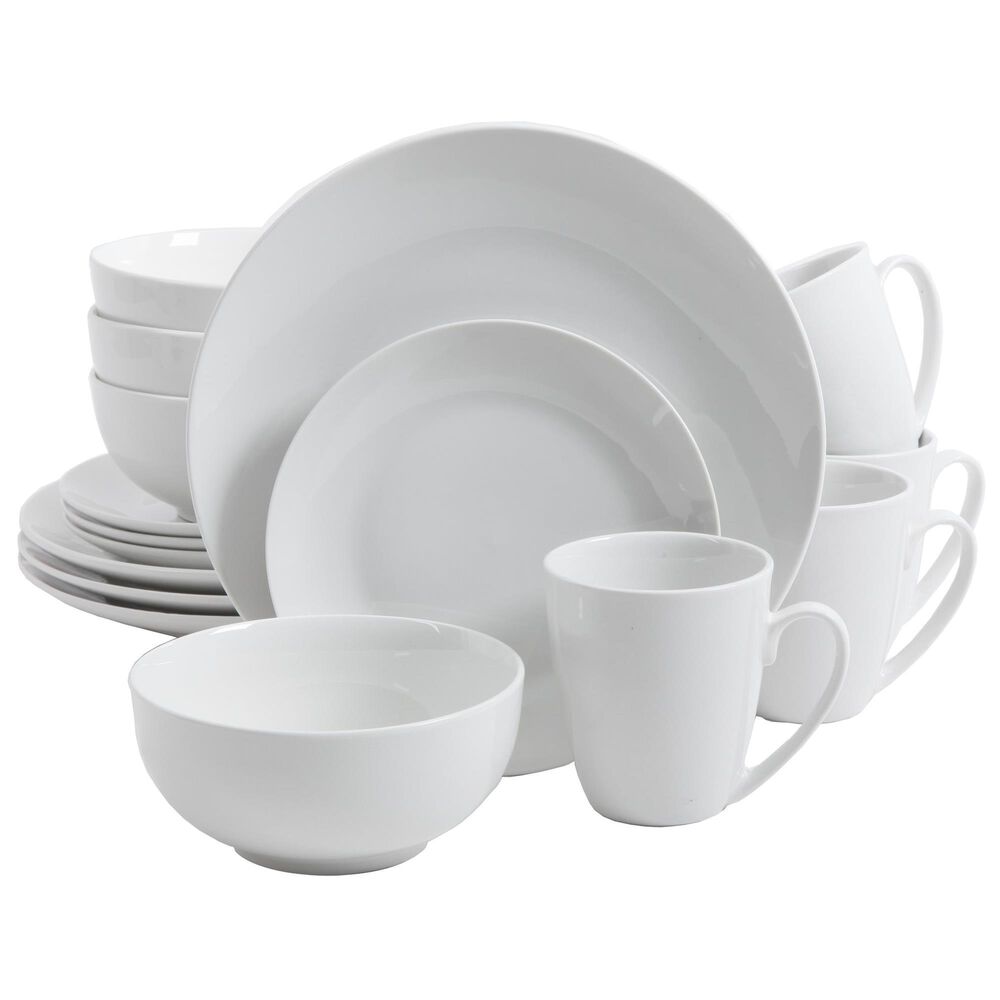 Gibson Home Ogalla 30-Piece Dinnerware Set in White, , large