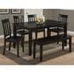 Waltham Simplicity Wooden Bench in Espresso, , large