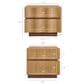Modway Isola 2 Drawer Nightstand in Light Oak Walnut, , large