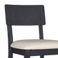 Linon Home Decor Jorissen Bar Stool in Dark Charcoal, , large