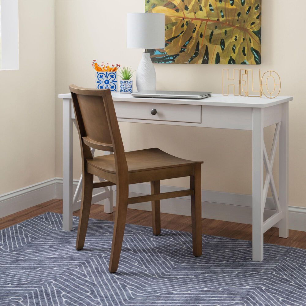 Linon Home Decor Devin Side Chair in Natural, , large