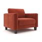 37B Chair in Burnt Orange Velvet, , large