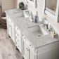 James Martin Vanities Brittany 72" Double Bathroom Vanity in Bright White with 3 cm Eternal Jasmine Pearl Silestone Top, Rectangular Sinks and FreePower Wireless Charger, , large