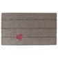 Callaway Pink Heart 1"5" x 2"5" Multicolor Door Mat, , large