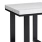 Crystal City Lucca End Table in Ebony and White, , large