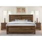 Viceray Collections Cool Rustic King Panel Bed in Mink, , large