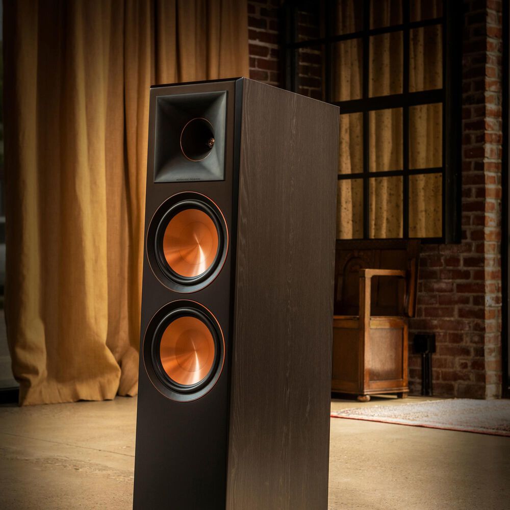Klipsch Reference Premiere Dual 8&quot; 2-Way Floorstanding Speaker in Walnut, , large