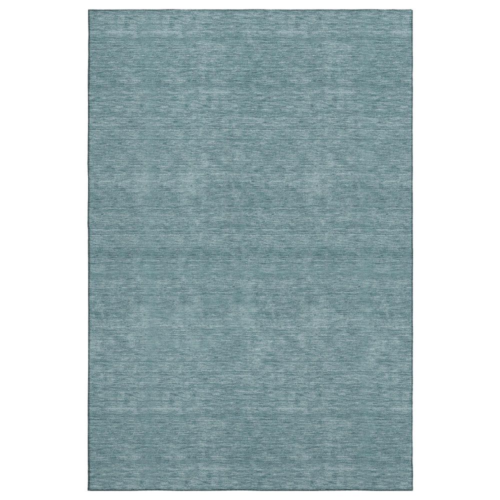 Dalyn Rug Company Soft Essentials Solid Teal 5" x 7"6" Area Rug, , large