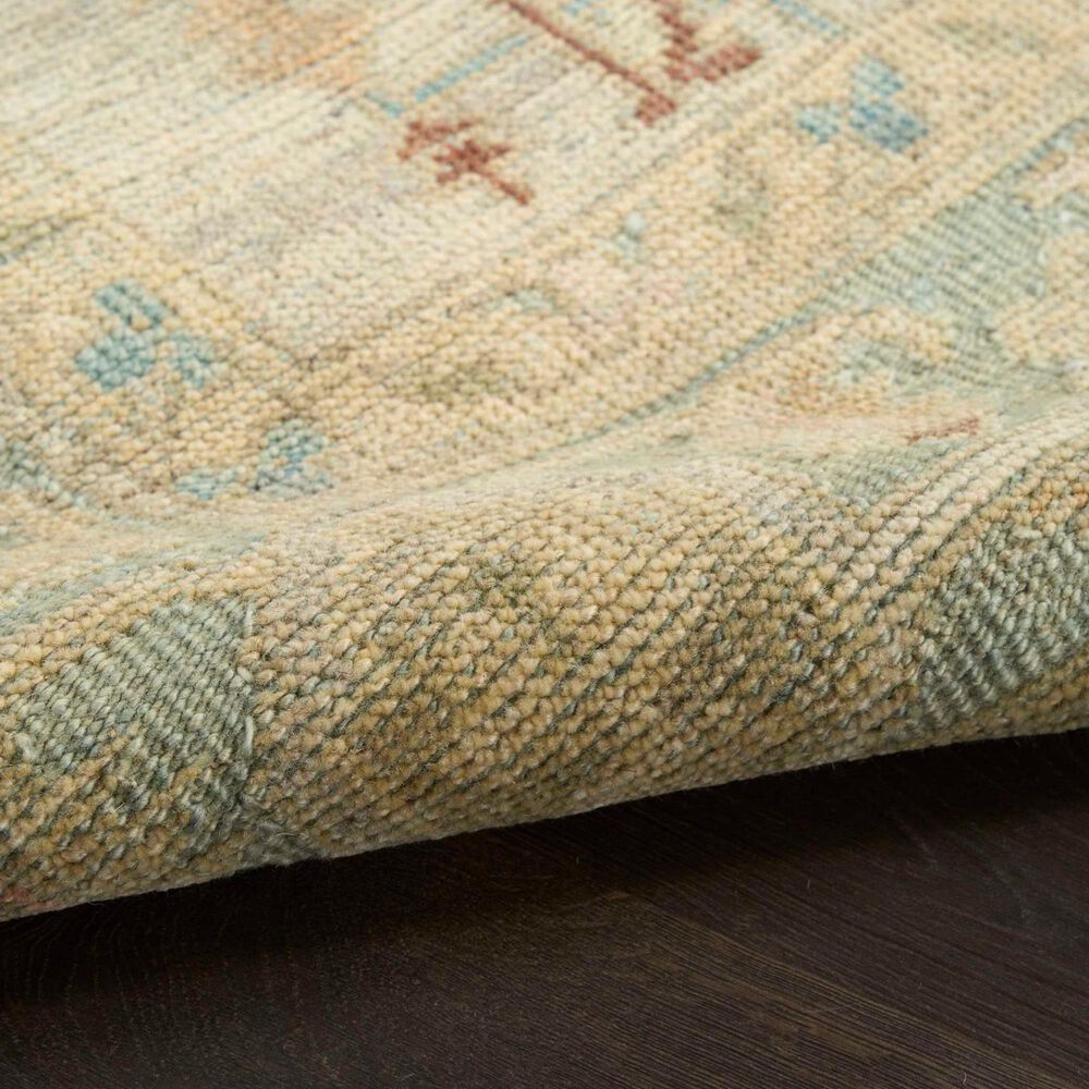 Nourison Heritage Vine HTV03 Light Blue 9&#39; x 12&#39; Area Rug, , large