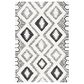 Safavieh Natura NAT684A 3" x 5" Ivory and Black Area Rug, , large