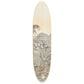 Creative Coop 65.6" x 15" Coastal Decorative Surfboard Wall Decor with Wave Design in Light Natural, , large
