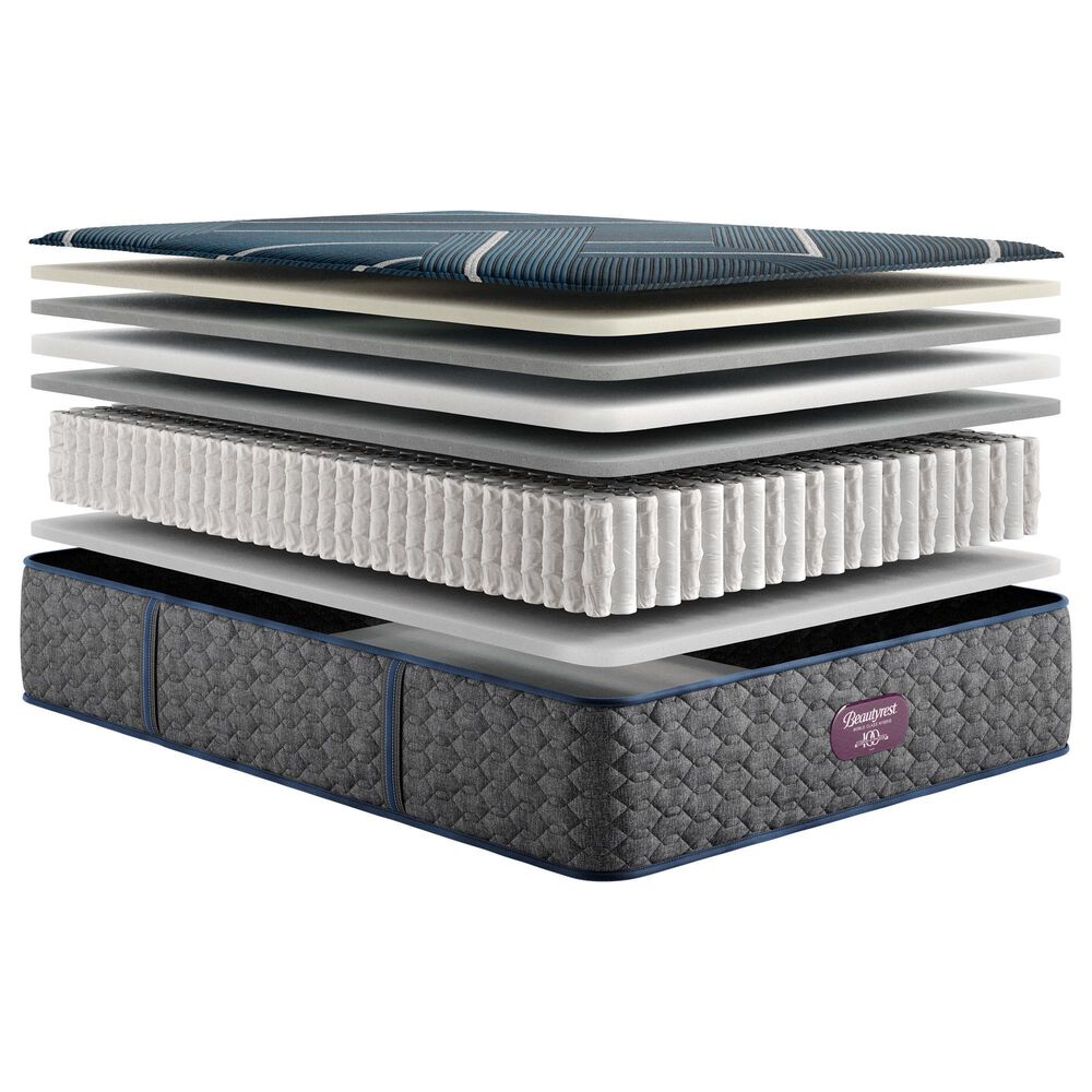 Beautyrest World Class Level Four Hybrid Plush Twin Mattress, , large