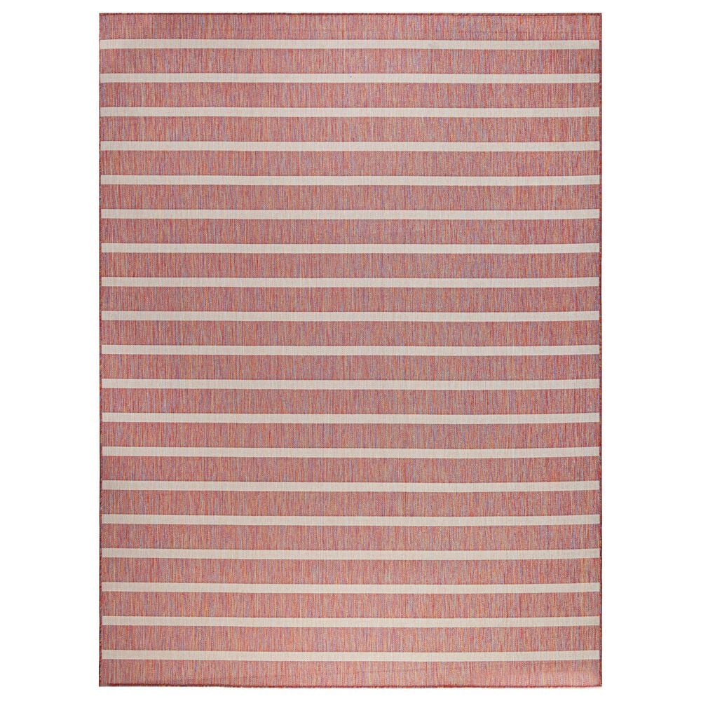 Nourison Positano POS03 Rainbow and Ivory 8&#39; x 10&#39; Indoor/Outdoor Area Rug, , large