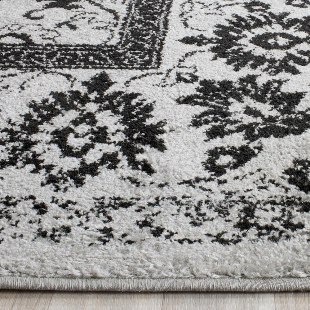 Safavieh Adirondack ADR109B-10SQ 10&#39; x 10&#39;  Grey/Black Square Rug, , large