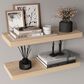 Hearth and Haven Ecco32" Floating Wall Shelf in Old Pine (Set of 2), , large