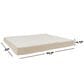 Timberlake Petmaker Large Orthopedic Sherpa Top Pet Bed in Tan, , large