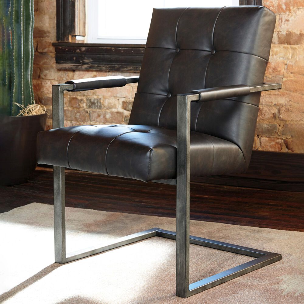 Ashley Starmore Desk Chair in Black, , large