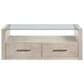 Steve Silver Garland Coffee Table in Washed Parchment and Clear, , large