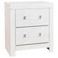 Ashley Maeling King Panel Bed with Dresser, Chest, and Two Nightstands in Matte White, , large