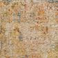 Surya Mona Lisa Abstract 6"7" Round Tan, Mustard, Olive, Sage, Brick Red, Dark Blue and Burgundy Area Rug, , large