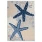 Nourison Aloha 6" x 9" Cool Grey, Blue, White and Ivory Indoor/Outdoor Area Rug, , large