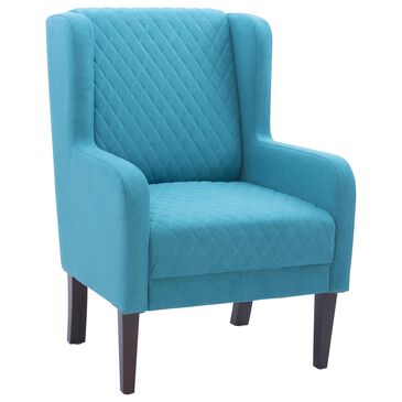 Linon Home Decor Jerika Accent Chair in Teal, , large