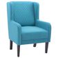 Linon Home Decor Jerika Accent Chair in Teal, , large