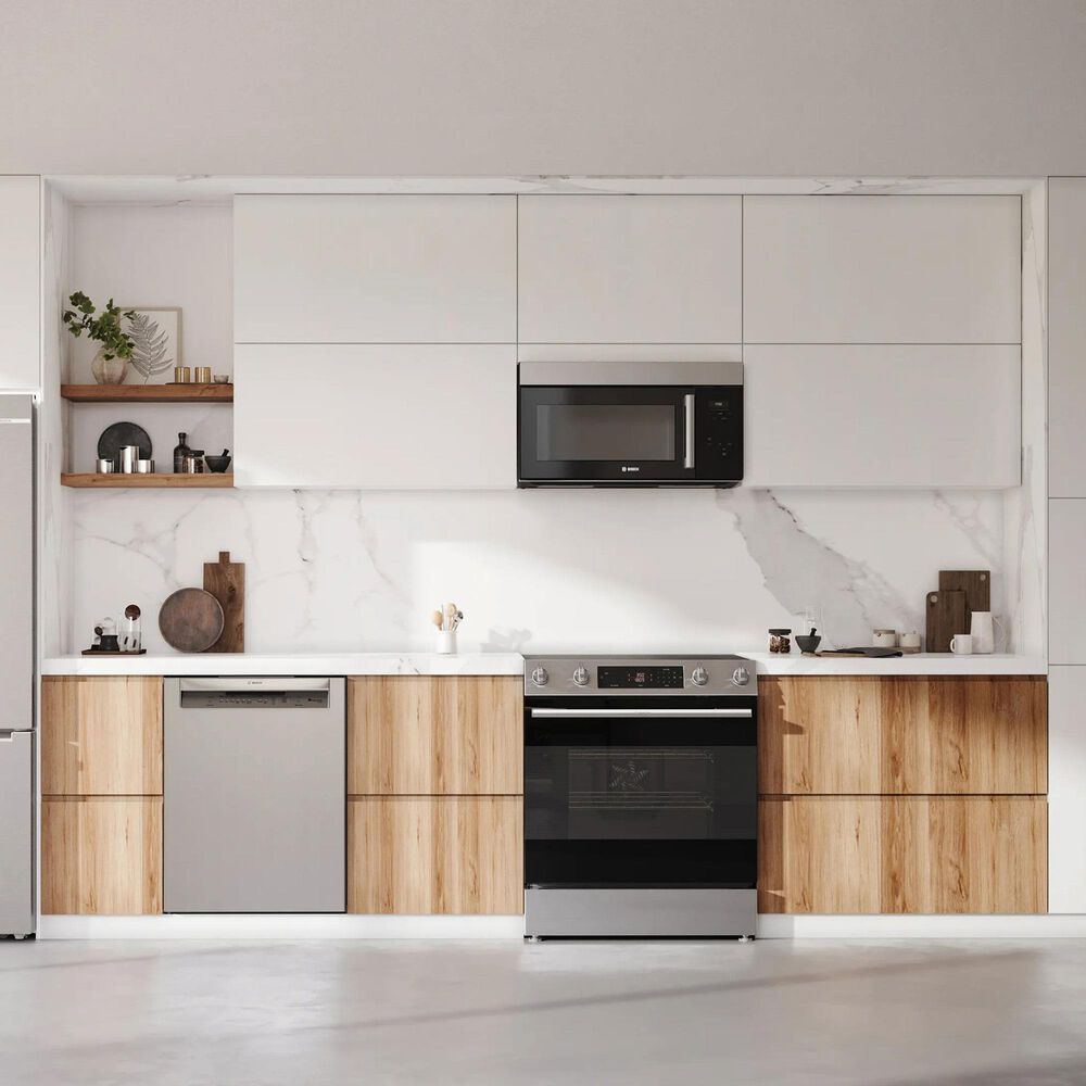 Bosch 100 Series 5.8 Cu. Ft. Freestanding Electric Range in Stainless Steel, , large