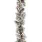 The Gerson Company 9" Pre-Lit Artificial Garland with White LED Lights in Green, , large