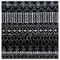 Safavieh Tulum  3" Square Black and Ivory Area Rug, , large