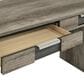 Crown Mark Rangley Writing Desk in Grey and Brown, , large
