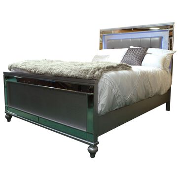 American Wholesale Furniture Jewel Avenue King Bed in Silver, , large