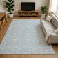 Dalyn Rug Company Soft Essentials Floral Sky 10" x 14" Indoor/Outdoor Area Rug, , large