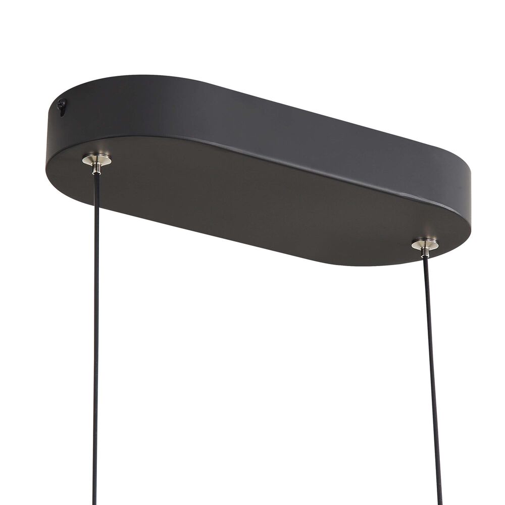 Golden Lighting Faroe 43" 1-Light LED Pendant in Flecked Black and Grey, , large