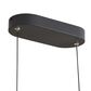 Golden Lighting Faroe 43" 1-Light LED Pendant in Flecked Black and Grey, , large