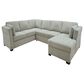 37B Breanne 3-Piece Right Facing Sleeper Sectional with Chaise in Gabbana Khaki, , large