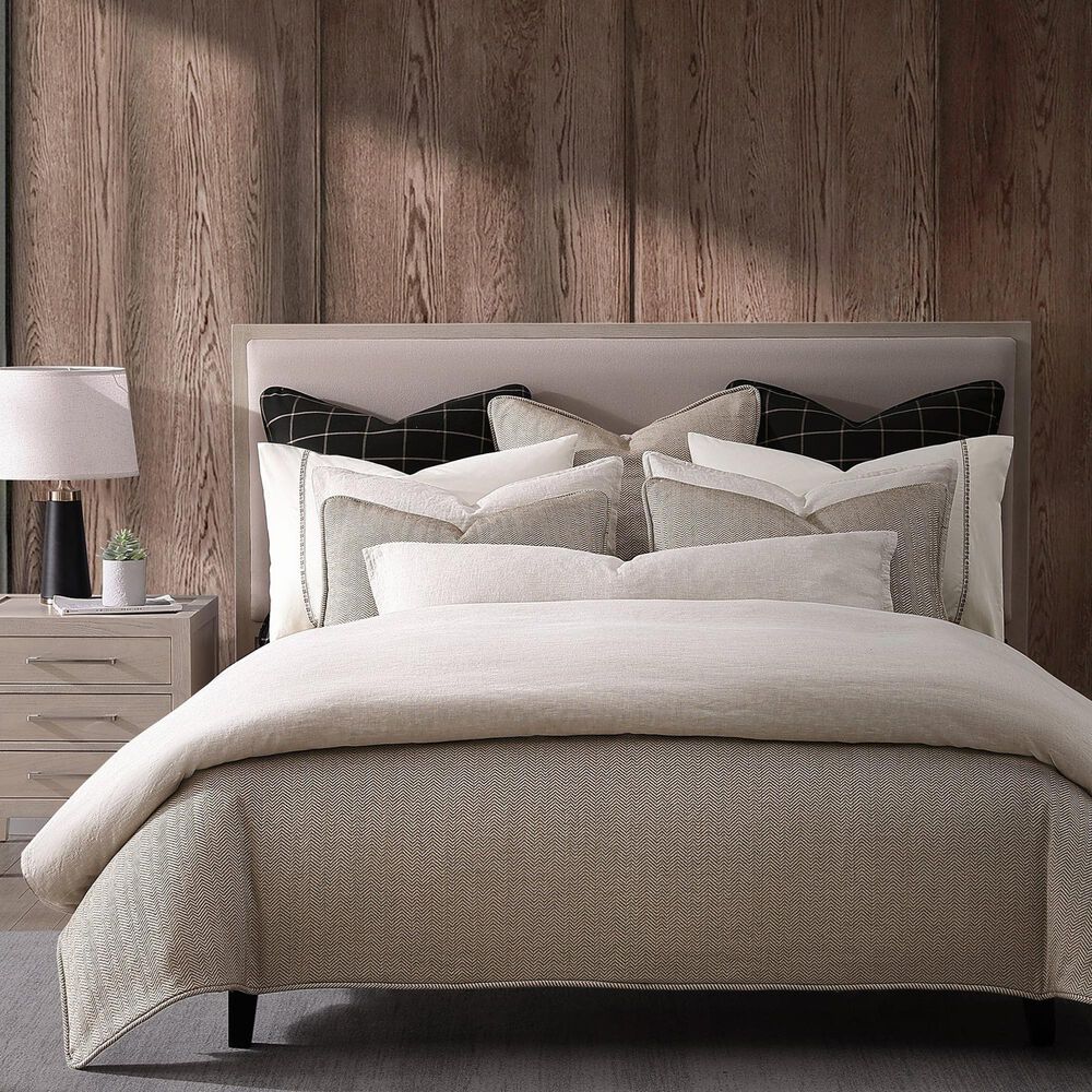 HiEnd Accents Chenille 3-Piece Super Queen Comforter Set in Light Tan, , large