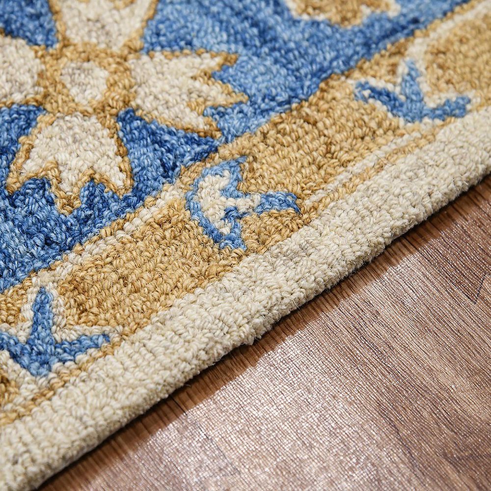 Amer Rugs Romania 8&#39; x 10&#39; Royal Blue Area Rug, , large