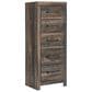 Signature Design by Ashley Drystan 5 Piece Twin Dual Storage Bed Set in Brown Rustic, , large