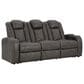 Ashley Fyne-Dyme 2-Piece Power Reclining Living Room Set in Shadow, , large