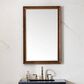 James Martin Vanities Glenbrooke 26" Rectangular Mirror in Mid-Century Walnut, , large