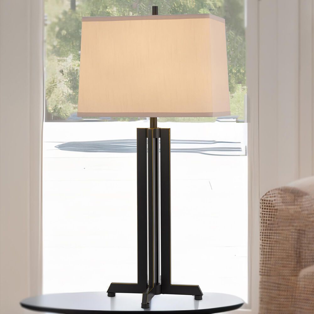 Cal Lighting Lakewood Metal Table Lamp in Oil Rubbed Bronze, , large