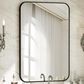 HOMLUX 24" x 36" Rectangular Wall Mirror in Black, , large